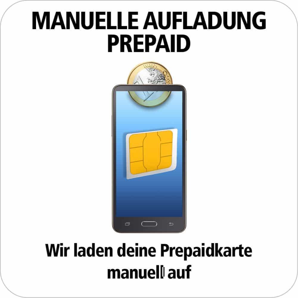 Aufladung der Prepaid Karte - Wir helfen Ihnen